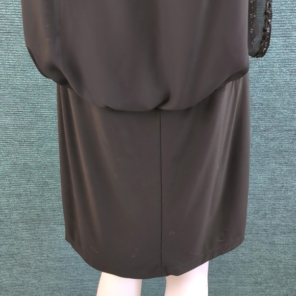 Scarlett Nite Sleeveless Cocktail Evening Dress With Beaded Detail - Picture 8 of 13